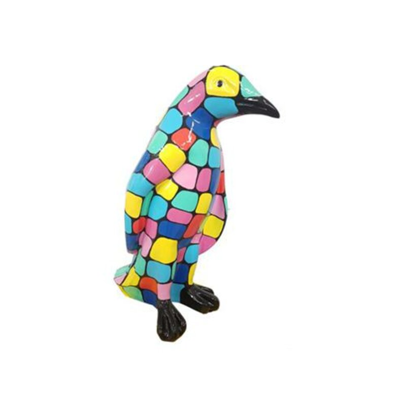 Moderne Figur Pinguin Kunststoff Skulptur Dekoration 90cm Deko Figuren Statuen 4