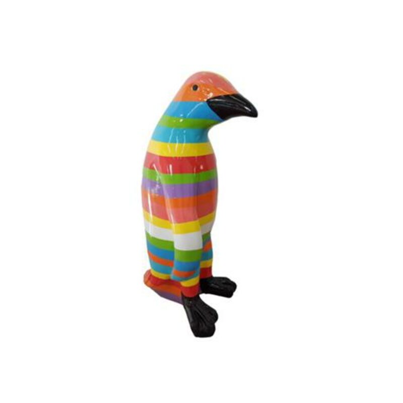 Moderne Figur Pinguin Kunststoff Skulptur Statuen Figuren Dekoration 90cm Deko