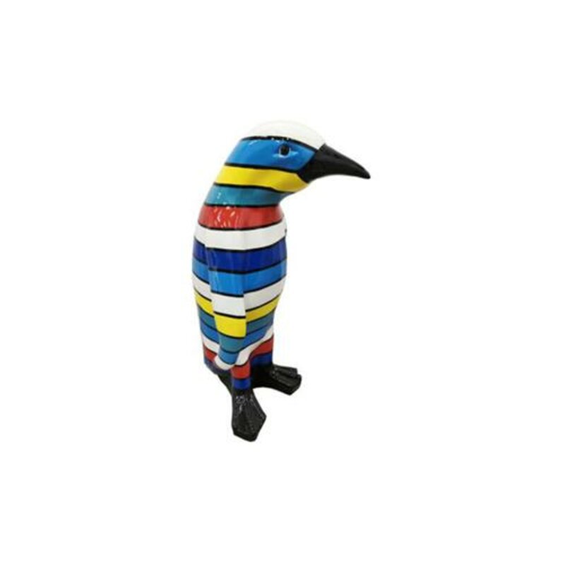 Moderne Figur Pinguin Kunststoff Skulptur Statuen Dekoration 90cm Deko Figuren