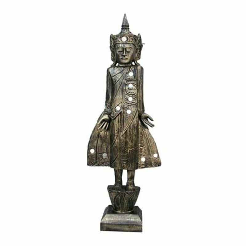 Buddha Deko Figur Statue Skulptur 104 cm Figuren Statuen Skulpturen Neu (B11)