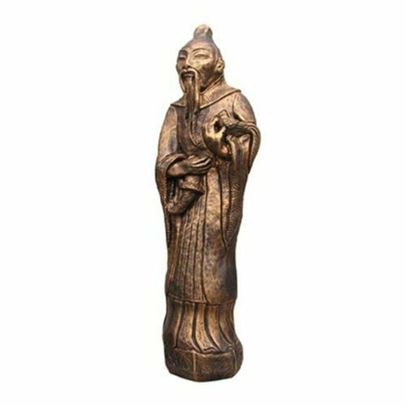 Konfuzius Deko Figur Statue Skulptur 81 cm Figuren Statuen Skulpturen Neu (B12)
