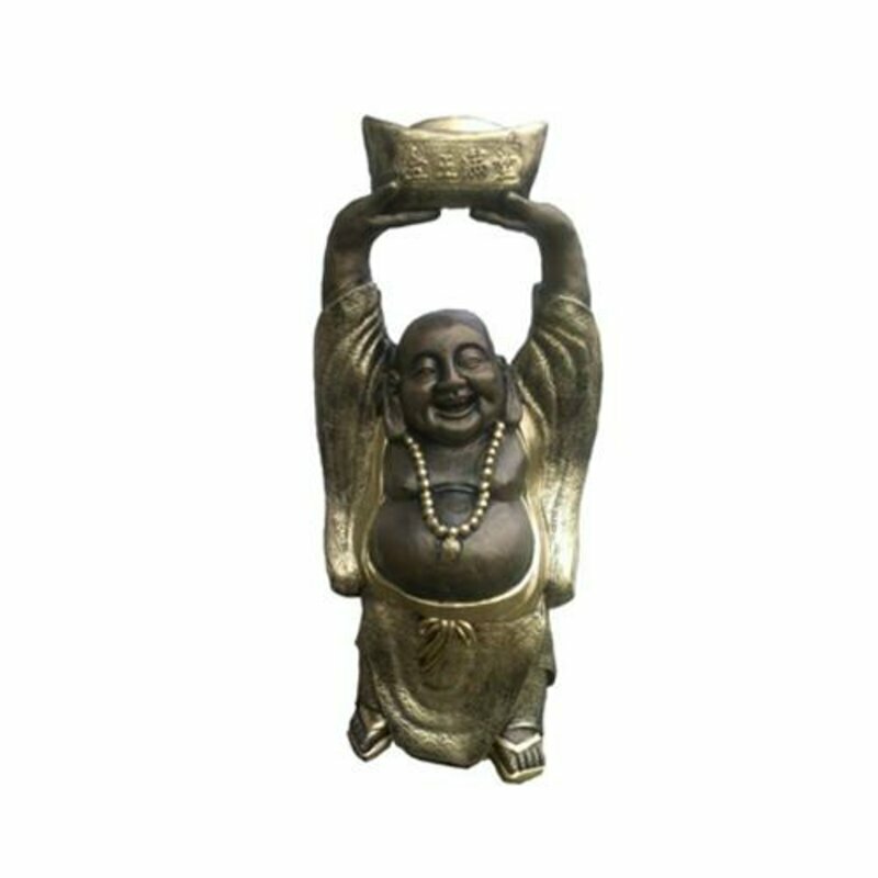 Deko Figur Statue Skulptur 35 cm Figuren Statuen Skulpturen Buddha Garten B30