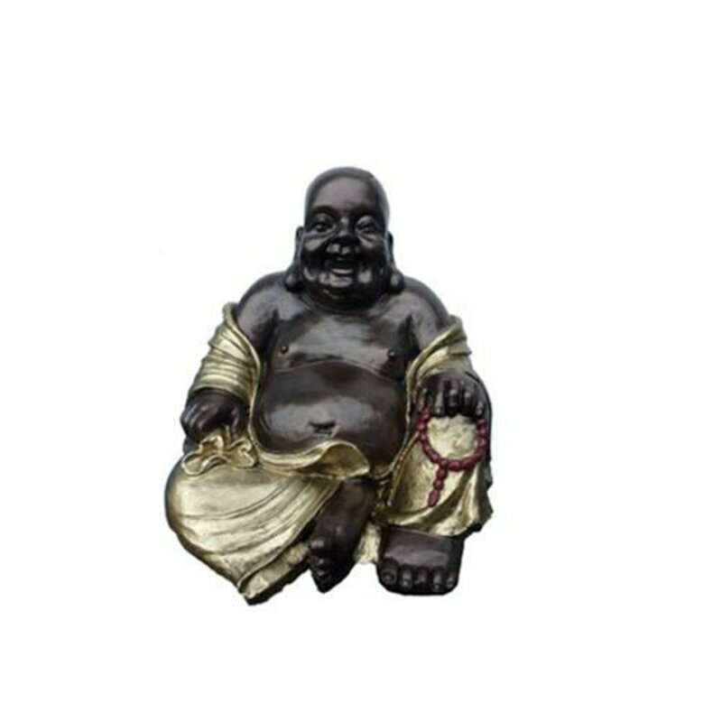 Glücks Buddha Figur Statue Skulptur 40 cm Figuren Statuen Skulpturen Neu (B44)