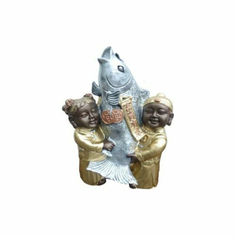 Deko Figur Statue Skulptur 44 cm Figuren Statuen Skulpturen Glücksbringer (B56)