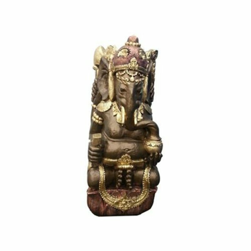 Deko Figur Statue Skulptur 68 cm Figuren Statuen Skulpturen Elefant Buddha (B69)