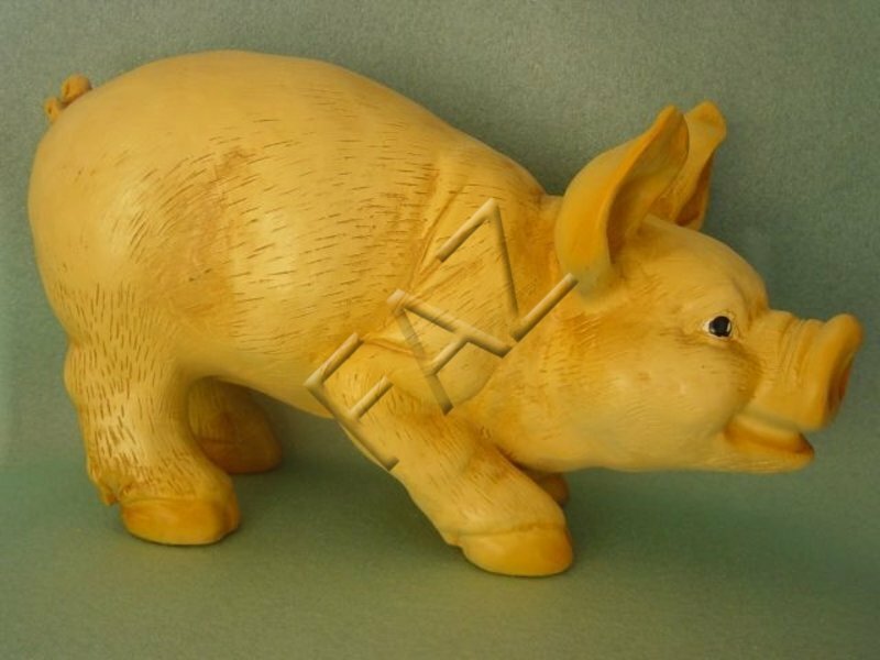 Design Schwein Figur Garten Statue Skulptur Figuren Skulpturen Dekoration