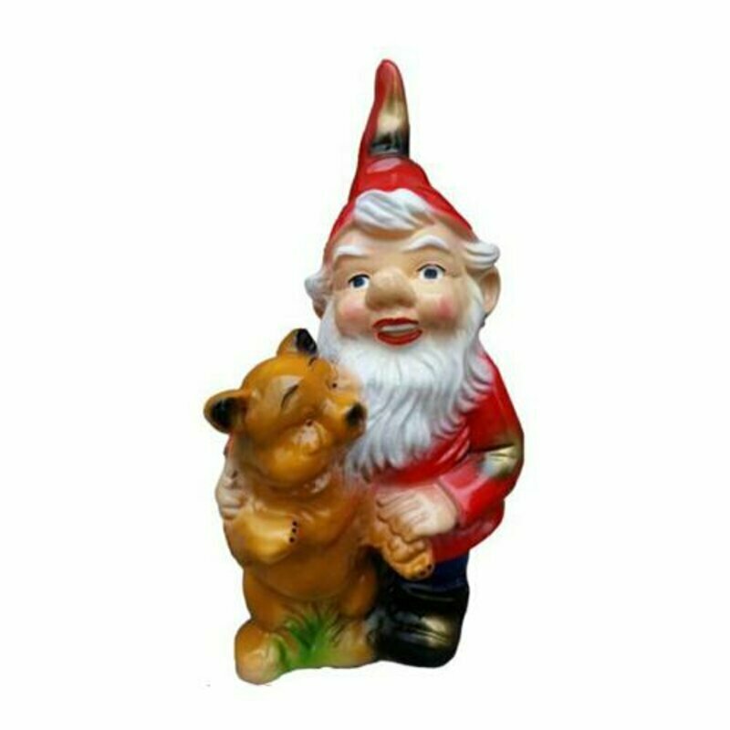 Garten Haus Dekoration Figur Statue Skulpturen Deko Figuren Zwerg Handarbeit M24