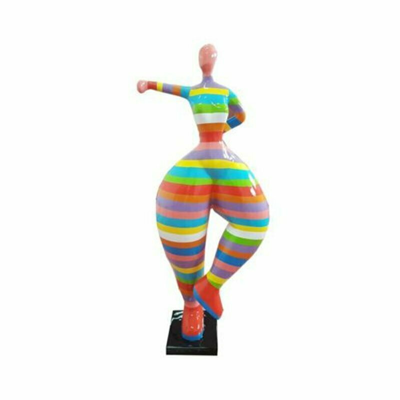 Moderne Figur Ballerina PVC Skulptur Dekoration 85cm Deko Figuren Statuen