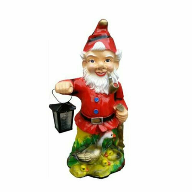 Garten Haus Dekoration Figur Statue Skulpturen Deko Figuren Zwerg Handarbeit N15