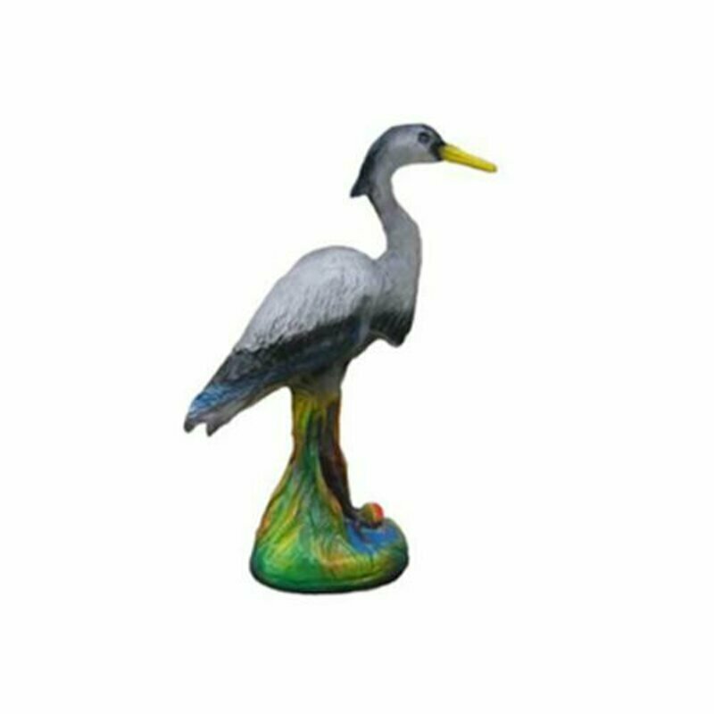 Deko Figur Fischreiher Vogel Garten Figuren Skulptur Statuen Skulpturen 45cm