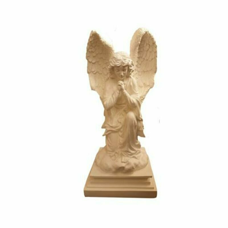 Deko Figur Statue Skulptur 80 cm Figuren Statuen Skulpturen Engel Betend R106
