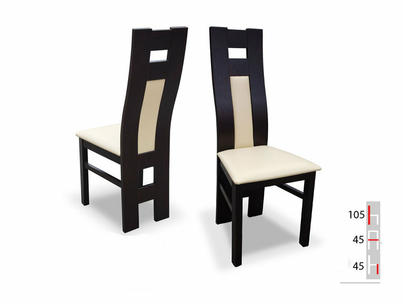 MASSIVHOLZ STUHL ESSZIMMERSTUHL DESIGNER LEDER STUHL STÜHLE