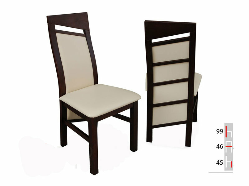 MASSIVHOLZ STUHL ESSZIMMERSTUHL DESIGNER LEDER STUHL STÜHLE