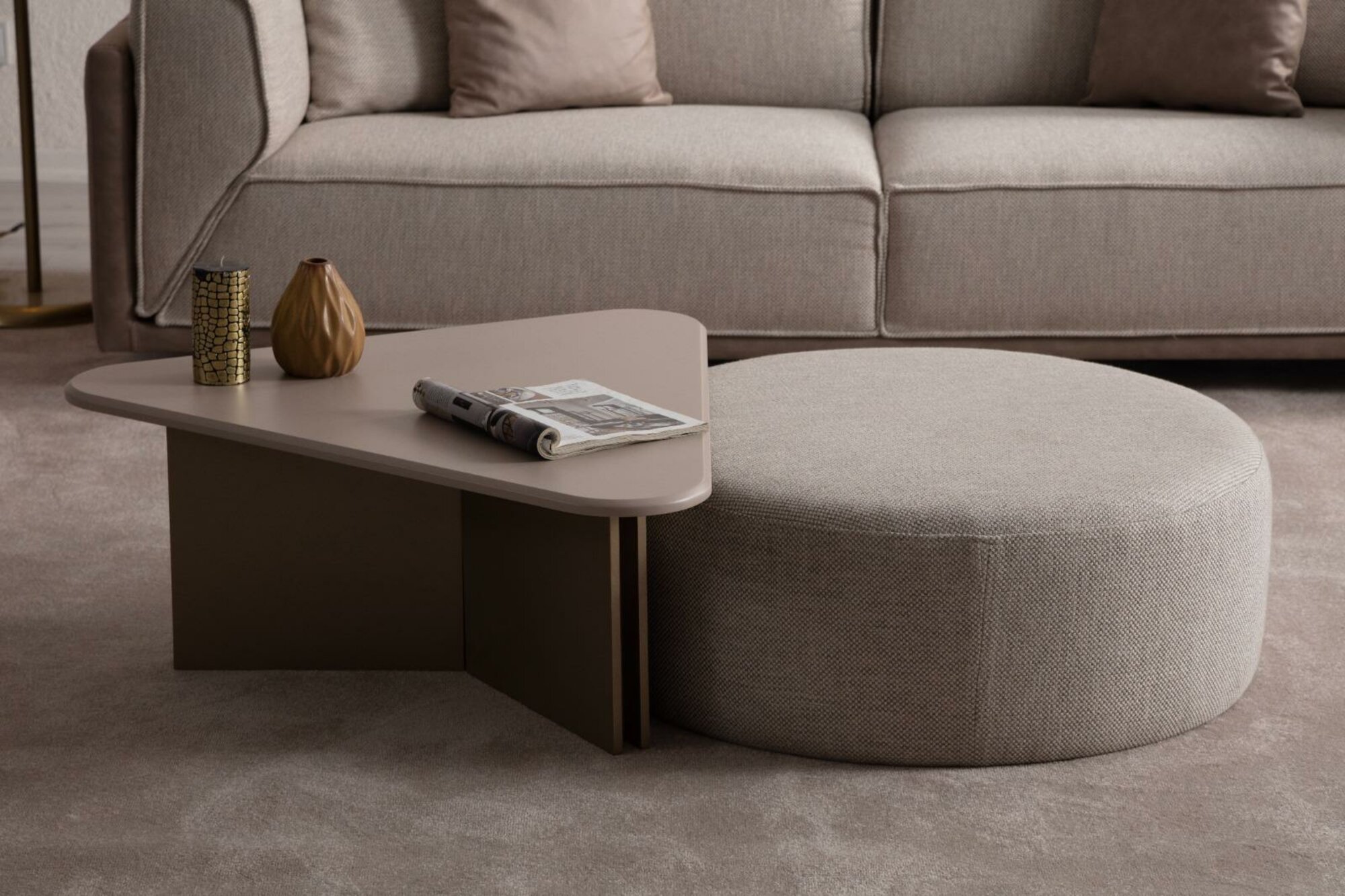 Weiß-Brauner Stuhlset Designer Poslter Sitzmöbel Essstühle 2x tlg Set