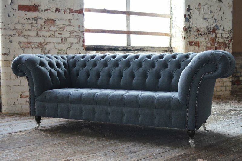 Chesterfield Sofa 3 SITZER Polster Designer Couchen Sofas Garnitur 2016-059