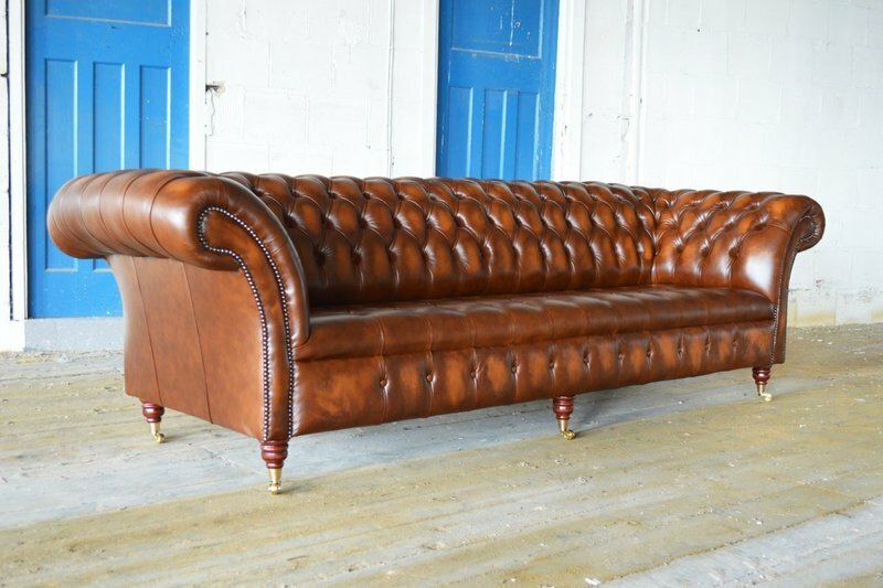 Chesterfield Sofa 3 SITZER Polster Designer Couchen Sofas Garnitur 2016-062