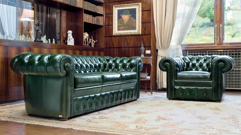 Chesterfield 3+1 Sitzer Polster Sitz Couch Sofa Garnitur Couchen Sofagarnitur