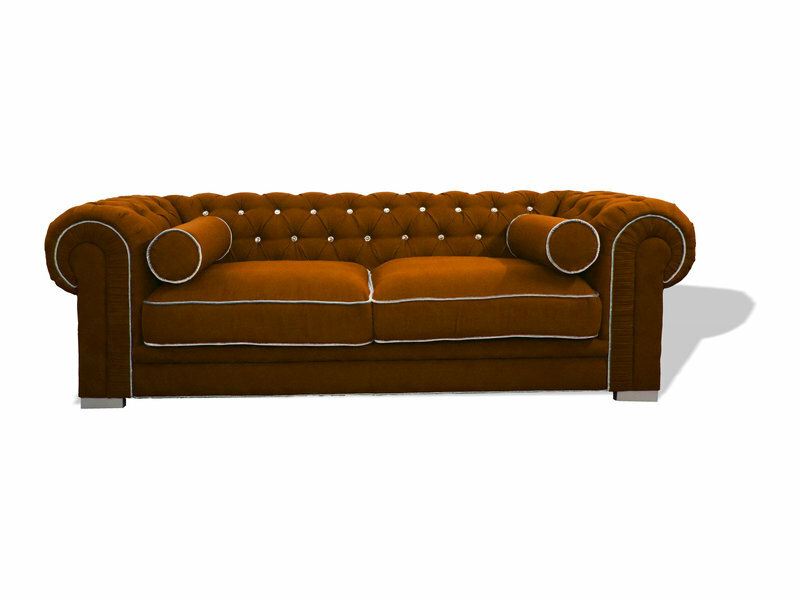 Chesterfield Sofa 3 SITZER Polster Designer Couchen Sofas Garnitur SL