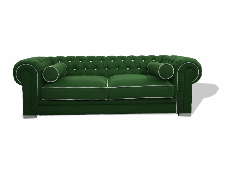 Chesterfield Sofa 3 SITZER Polster Designer Couchen Sofas Garnitur SL