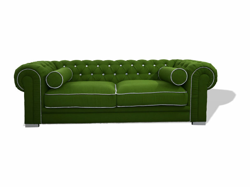 Chesterfield Sofa 3 SITZER Polster Designer Couchen Sofas Garnitur SL