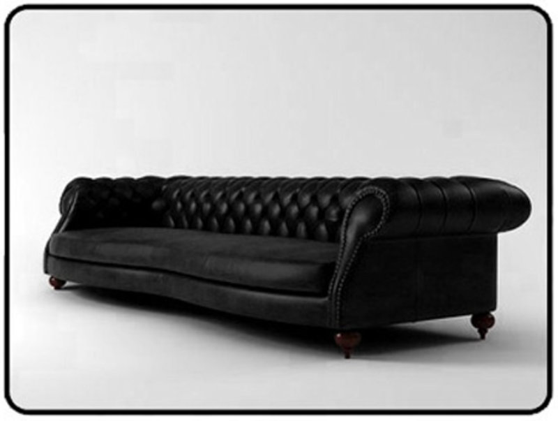 Ledersofa Chesterfieldsofa Charly XXL 300cm