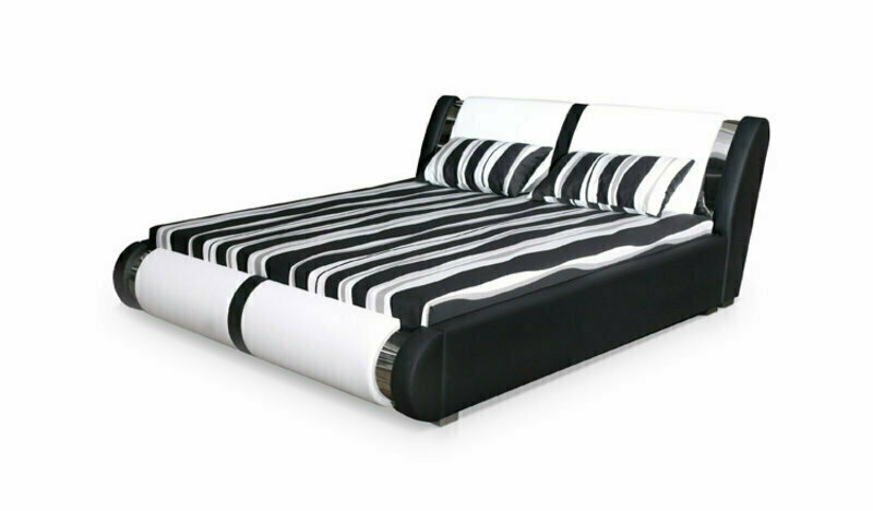 Bett Doppelbett Lederbett Riva IV / Riva V (KB)