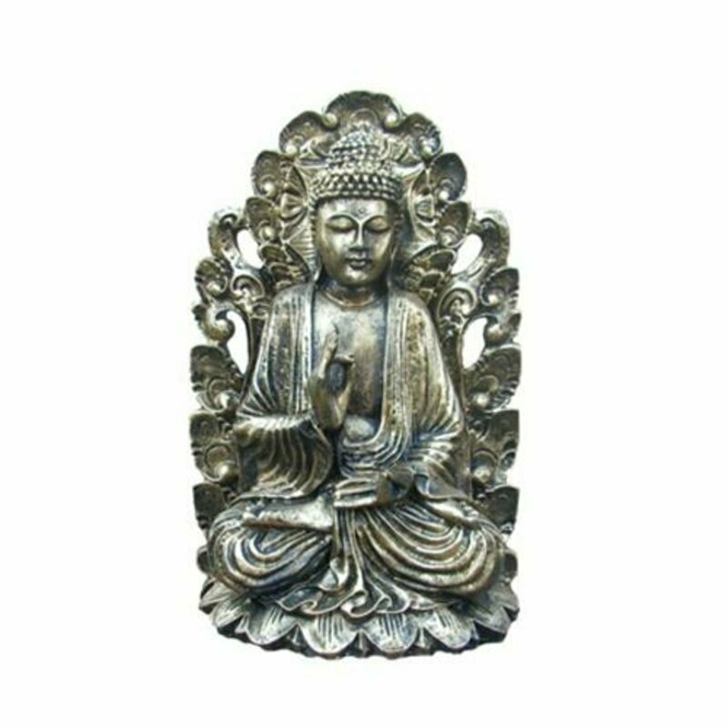Deko Figur Statue Skulptur 50 cm Figuren Statuen Skulpturen Buddha Garten (B23)