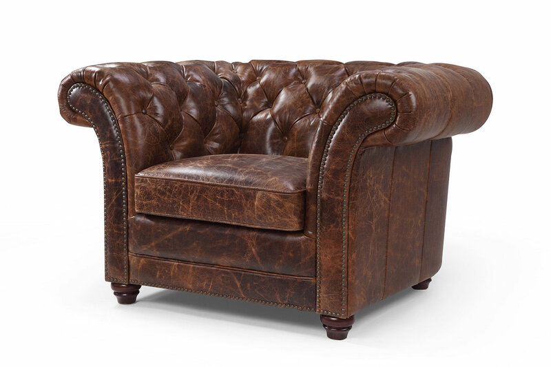 Chesterfield Sofa Couch Polster 1 Sitzer Sessel Sofas Design Polster Leder Neu Chesterfield Sofa Couch Polster 1 Sitzer Sessel Sofas Design Polster Leder Neu
