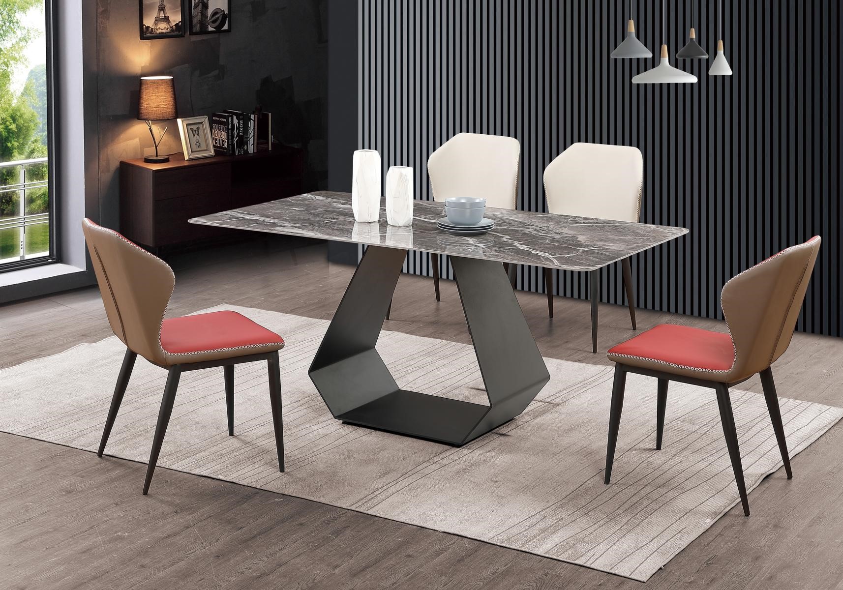 Komplett Set Esstisch 4x Stühle Esszimmer Set Ess Gruppe Tisch Tische 5tlg Neu.