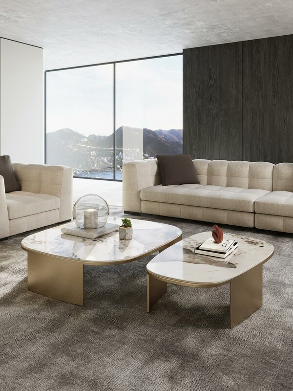 Couchtisch Design Italien Möbel Tisch Wohnzimmer Tische Moderne Möbel Edelstahl