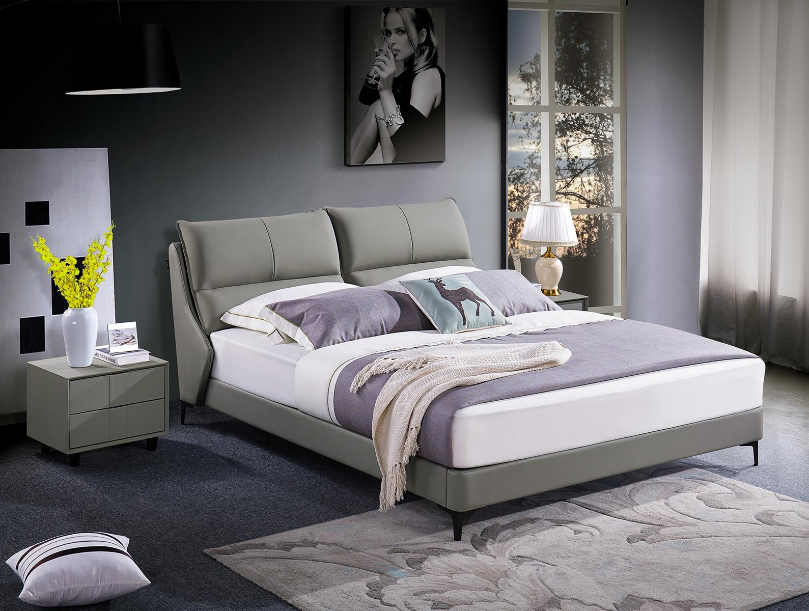 Polsterbett Betten Bett Polster Designer Hotel Doppel Luxus Möbel 180x200cm Neu