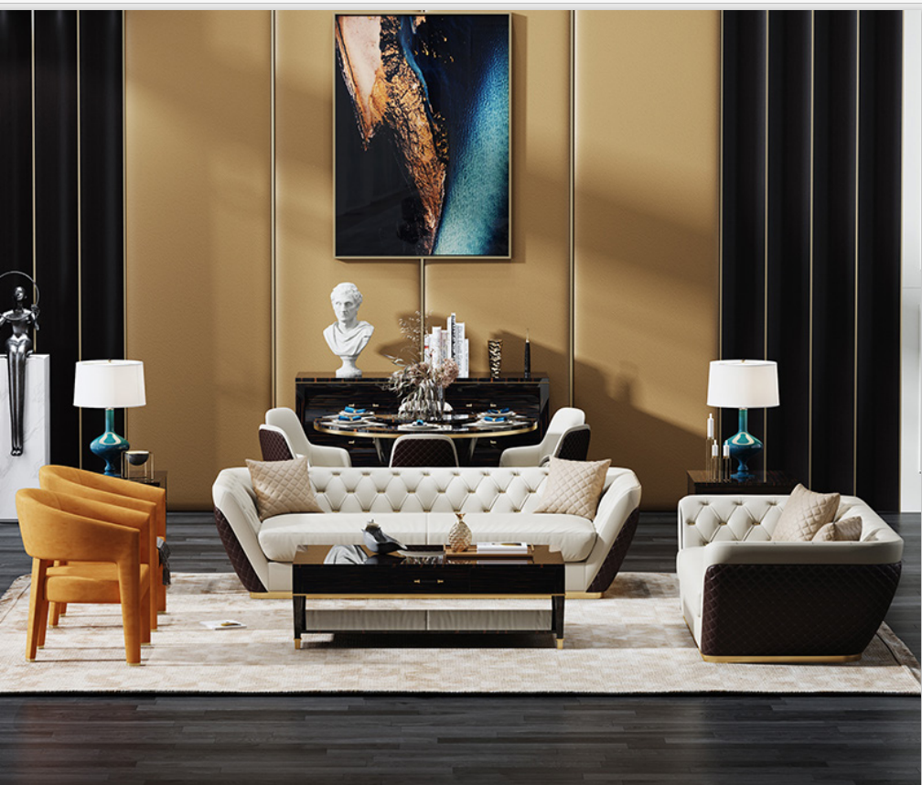 Sofagarnitur Garnituren Set Design Sofas Polster Couchen 32 Sitz Chesterfield