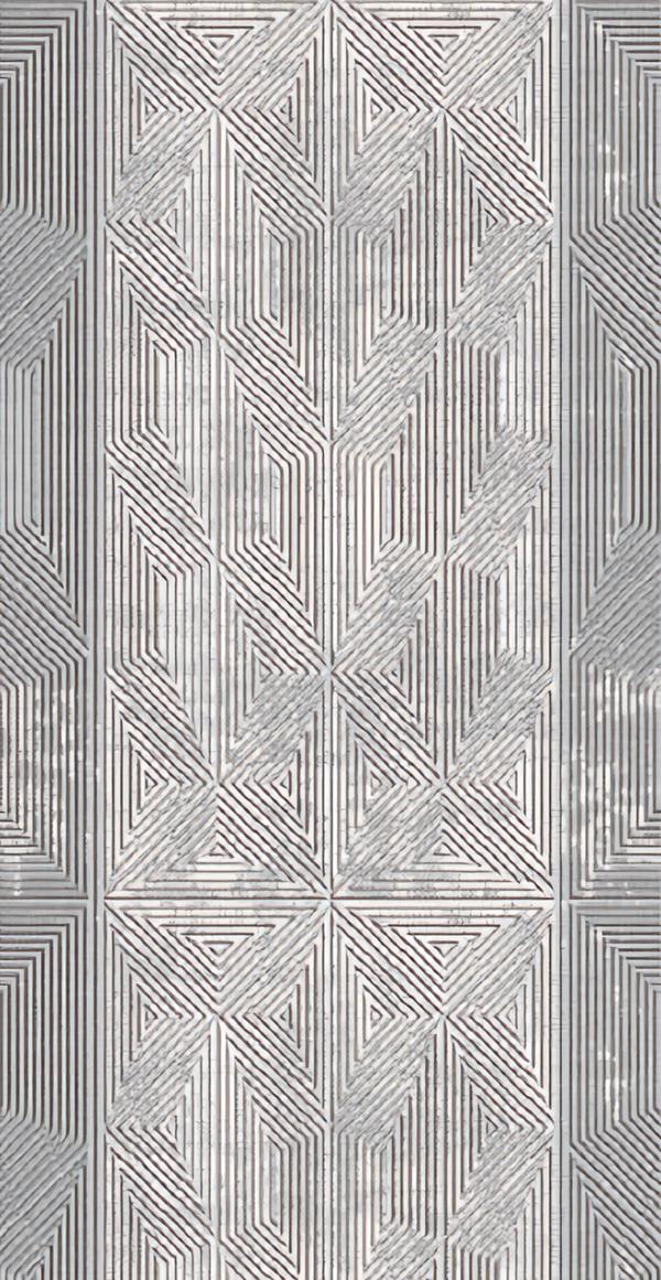 Teppich Bodenbelag Kunstfaserteppich Abstrakt Muster Grau Kurzflor Flur