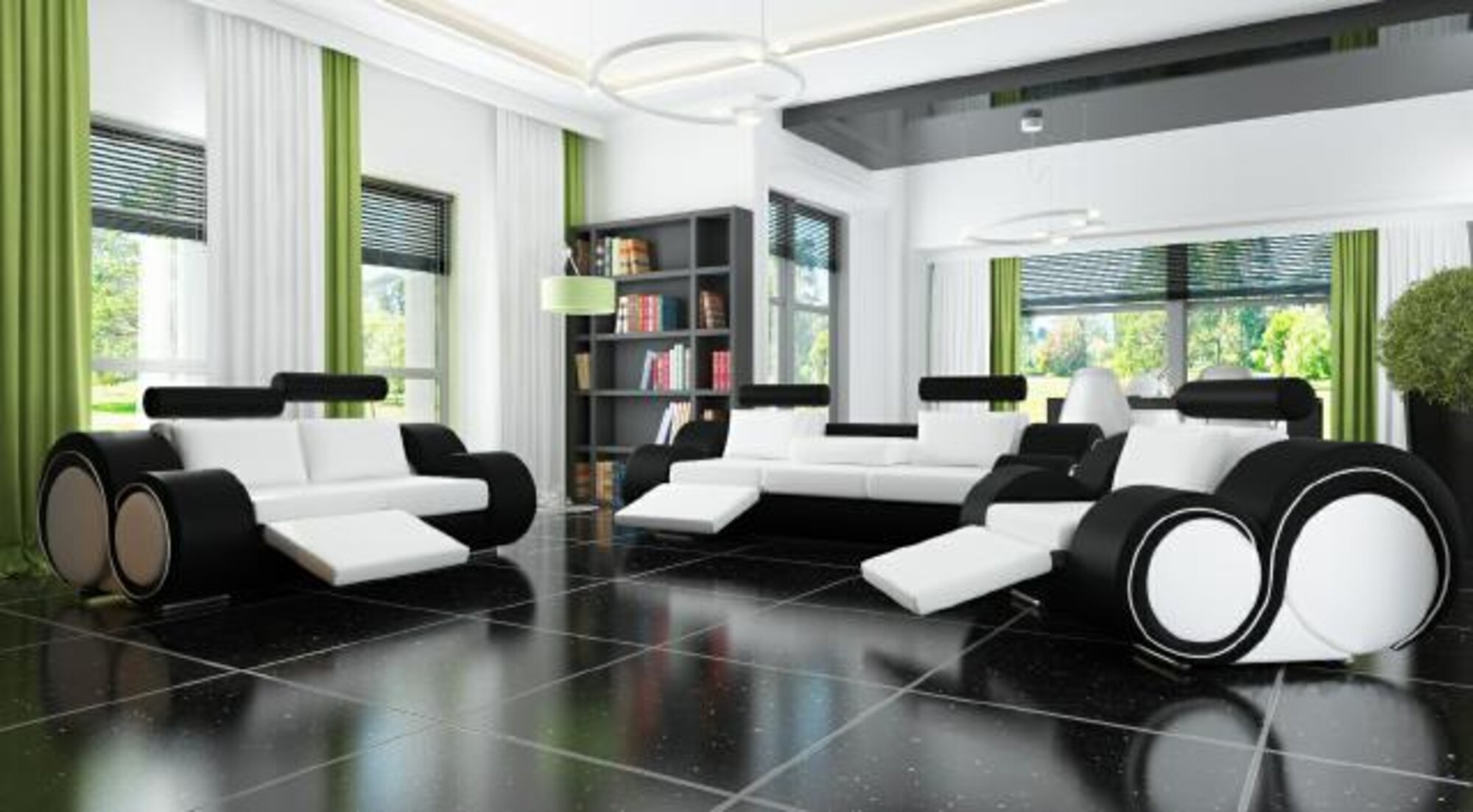 Sofagarnitur Couch Polster 3+2+1 Sofa Garnitur Designer Lounge Relax LAGERWARE