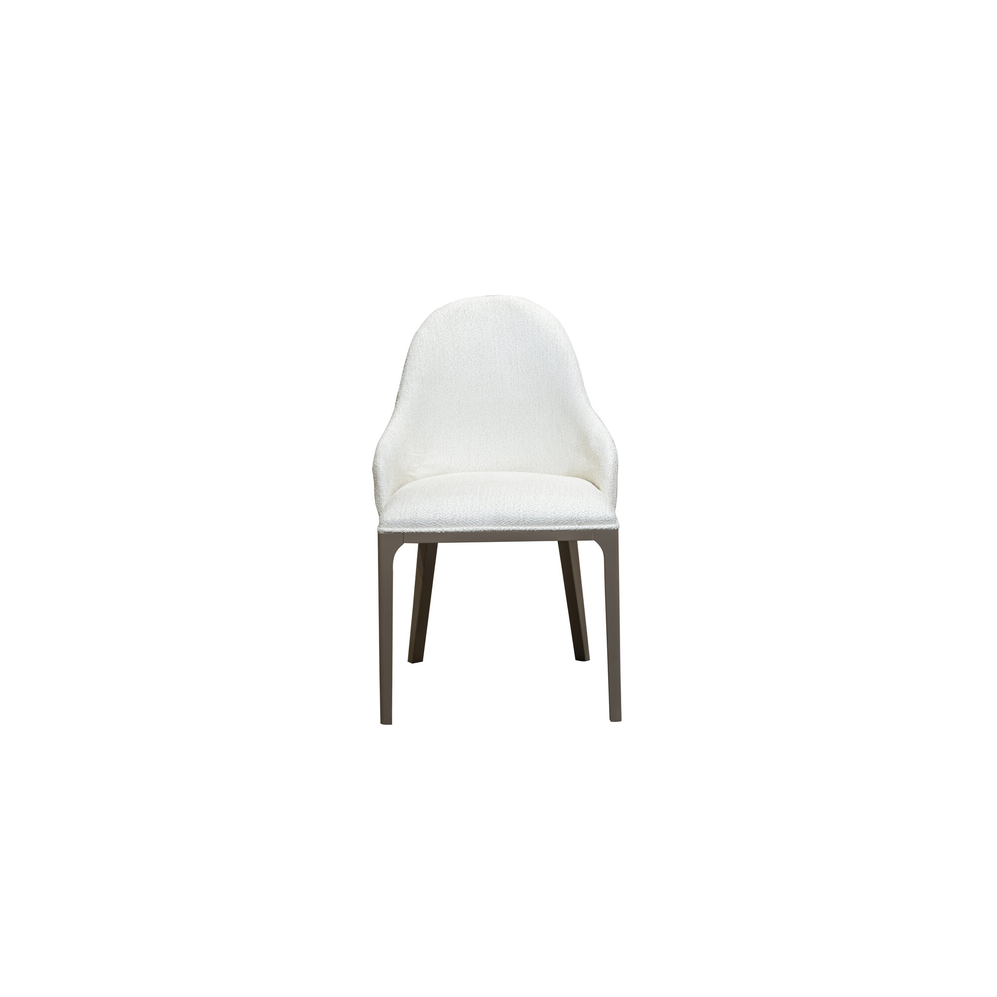 Weißer Esszimmerstuhl Designer Lehnstühle Holzfüße Designer Polsterstuhl