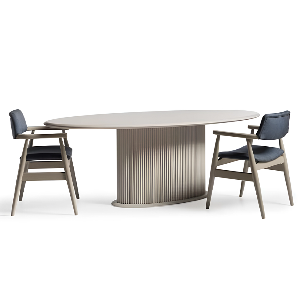 Luxus Essgruppe Komplette Esszimmer Esstisch Stühle 7tlg Beige Essecke