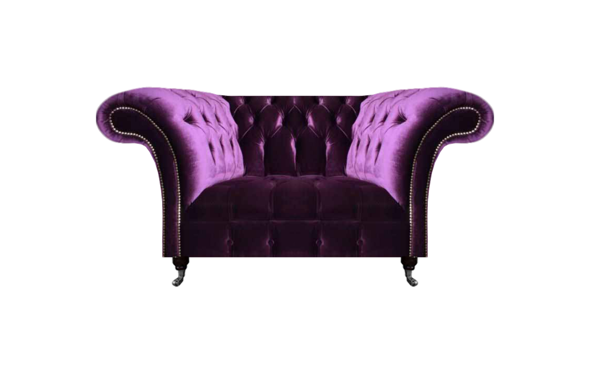 Designer Lila Chesterfield Lehnsessel Wohnzimmer Polstersessel Möbel Designer Lila Chesterfield Lehnsessel Wohnzimmer Polstersessel Möbel