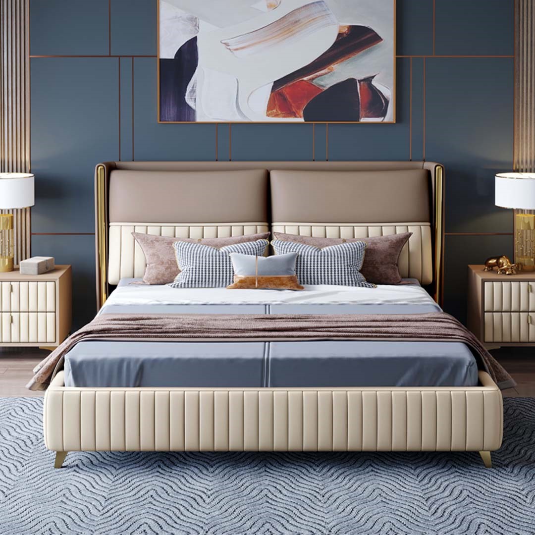 Klassisch Doppelbett Bett Ehebett Design Luxus Betten Modern Stil neu 180x200cm !