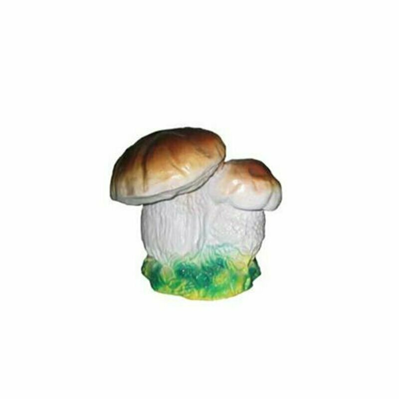 Skulptur Pilz Haus Statue Garten Figuren 14cm Statuen Skulpturen Figur L7