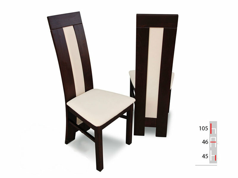 MASSIVHOLZ STUHL ESSZIMMERSTUHL DESIGNER LEDER STUHL STÜHLE