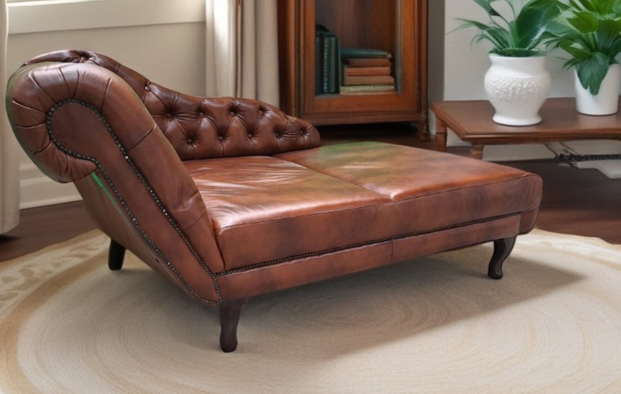 Chaiselongues Chesterfield Liege Chaise Leder Textil Stoff Sofa Relax Sofort Chaiselongues Chesterfield Liege Chaise Leder Textil Stoff Sofa Relax Sofort