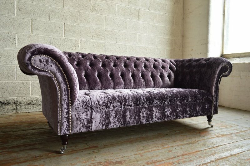 Chesterfield 3 Sitzer XXL Polster Sitz Couch Sofa Garnitur Big Couchen