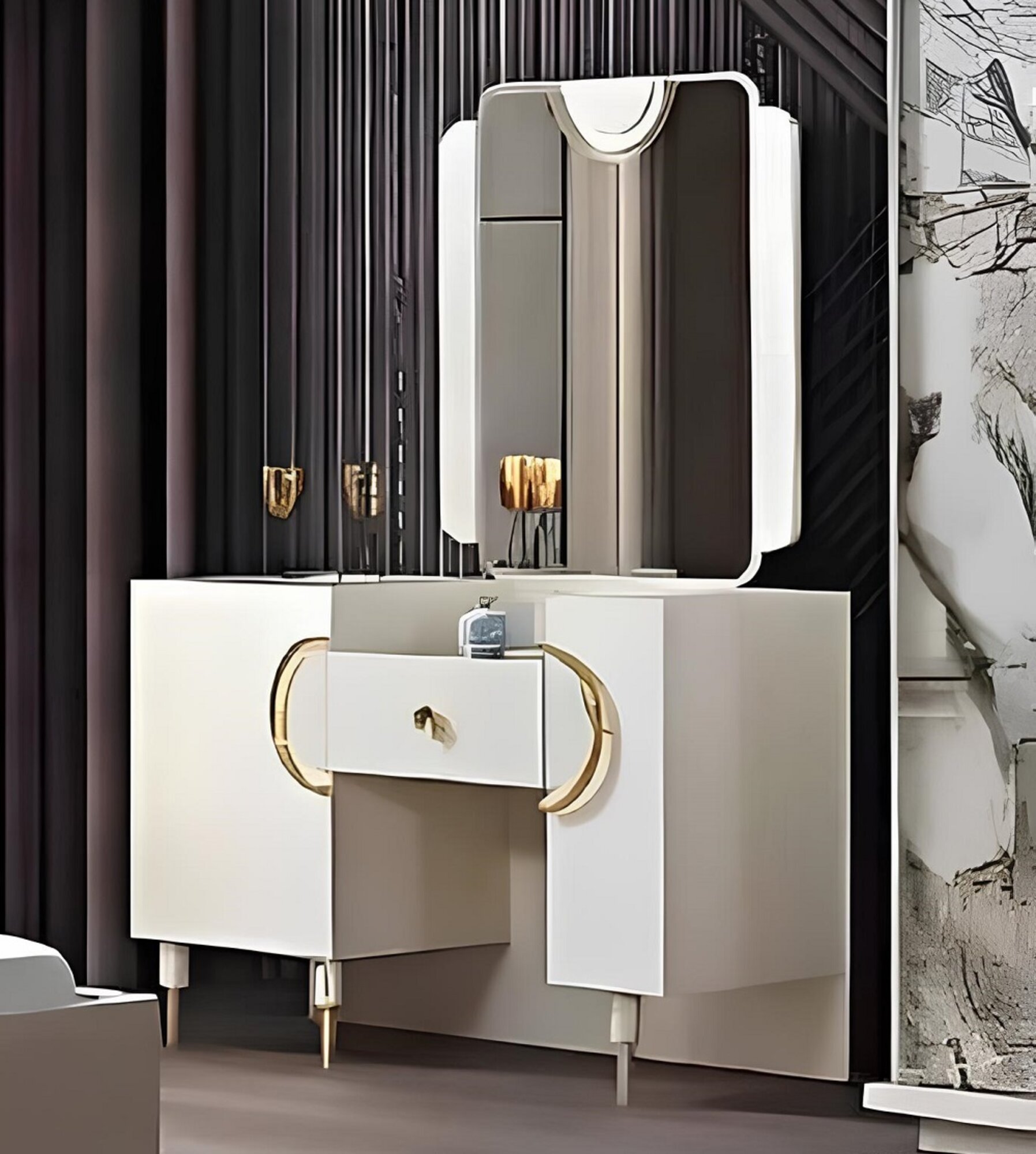 Schminktisch Frisiertisch Kosmetiktisch Kommode Tische Möbel Sofort