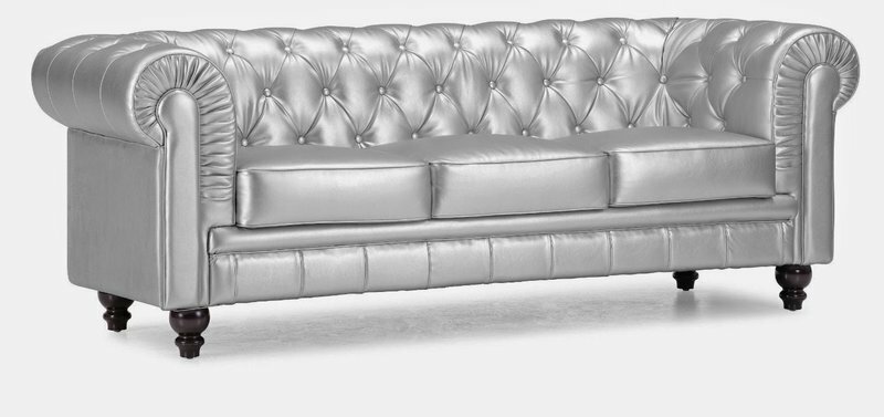 Chesterfield Sofa 3 SITZER Polster Designer Couchen Sofas Garnitur 2016-066