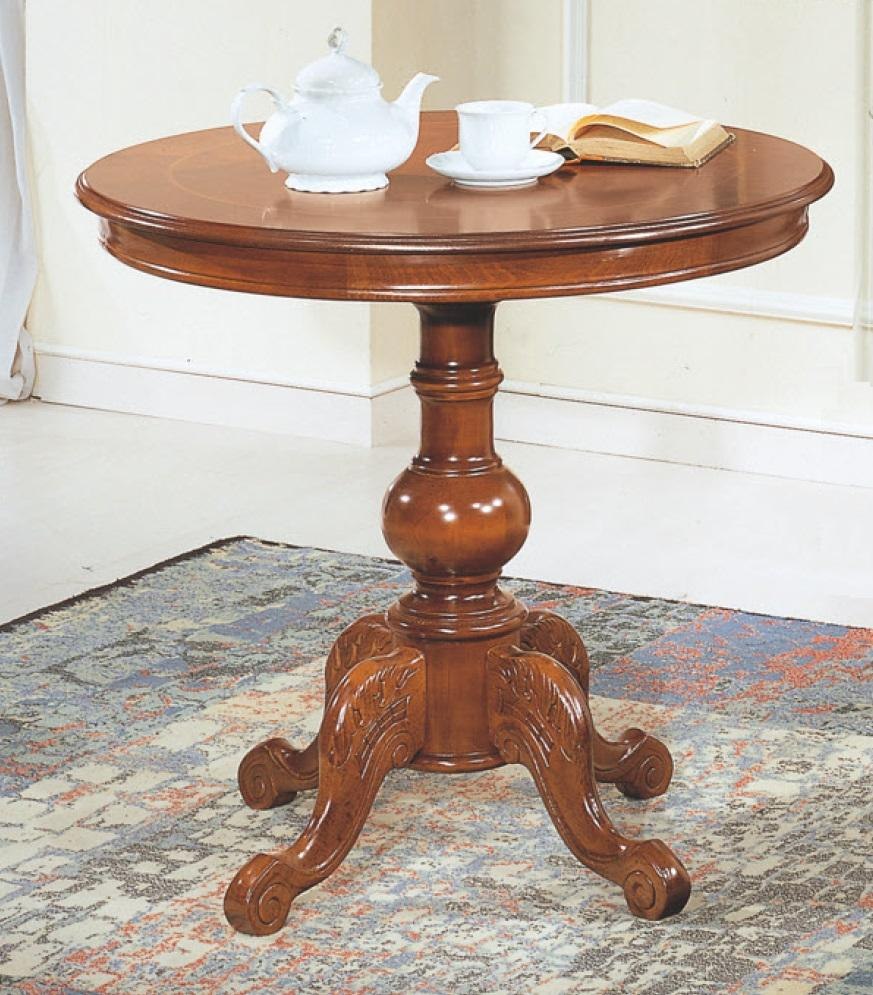 Luxus Couchtisch braun lackierter Massiv Italien Esstische runde Möbel Tisch Neu Luxus Couchtisch braun lackierter Massiv Italien Esstische runde Möbel Tisch Neu