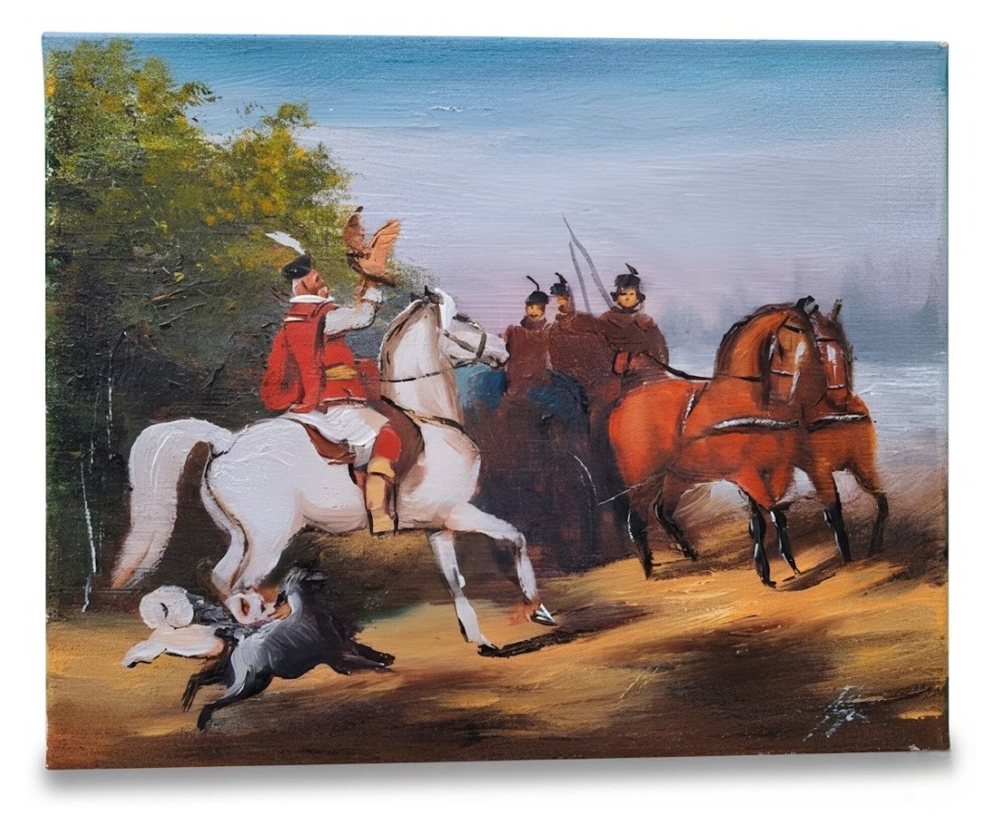 Hochwertiges abstraktes Ölgemälde mit intensiver Ausdruckskraft und moderner Ästhetik Sofort