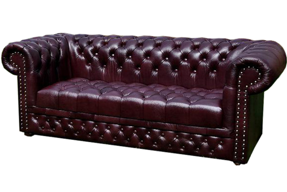 Chesterfield 3 Sitzer mit Bettfunktion Sofa Couch Polster Garnitur Couchen