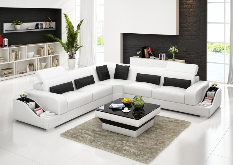 Sofagarnitur Sofa Couch Polster Leder Sitz Komplett Sofas Set 3+2+1 Homberg-S