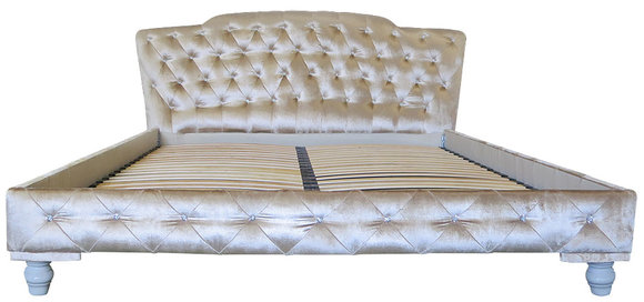 Designer Bett Polsterbett Ehebett königliche Betten Doppelbett Schlafzimmer