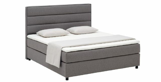 Continental Boxspring Bett Betten Polster Hoch Doppel Leder Textil Bett Neu M201